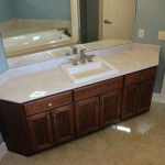 Custom Clipped Vanity